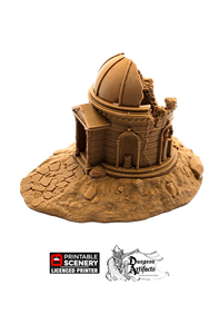 Hallowed Mausoleum with Dome Roof - Shadowfey Wilds Grave Yard Cemetery 15mm 20mm 28mm 32mm Wargaming Terrain D&D DnD