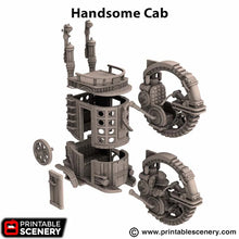 Load image into Gallery viewer, Handsome Cab - Rise of the Halflings - Printable Scenery - Terrain, Wargaming, D&amp;D, DnD 28mm 32mm 40mm 54mm