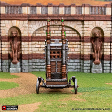 Load image into Gallery viewer, Handsome Cab - Rise of the Halflings - Printable Scenery - Terrain, Wargaming, D&amp;D, DnD 28mm 32mm 40mm 54mm