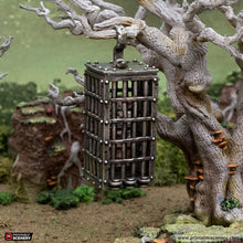 Load image into Gallery viewer, Hanging Cages - The Gloaming Swamps - Printable Scenery Terrain Wargaming D&amp;D DnD 15mm 20mm 28mm 32mm 40mm 54mm