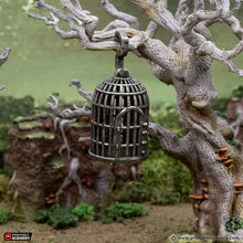 Load image into Gallery viewer, Hanging Cages - The Gloaming Swamps - Printable Scenery Terrain Wargaming D&amp;D DnD 15mm 20mm 28mm 32mm 40mm 54mm