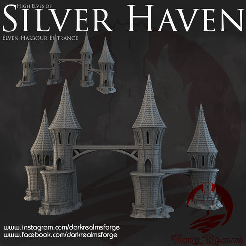 Harbour Entrance - Silver Haven - Dark Realms Terrain Wargaming D&D DnD