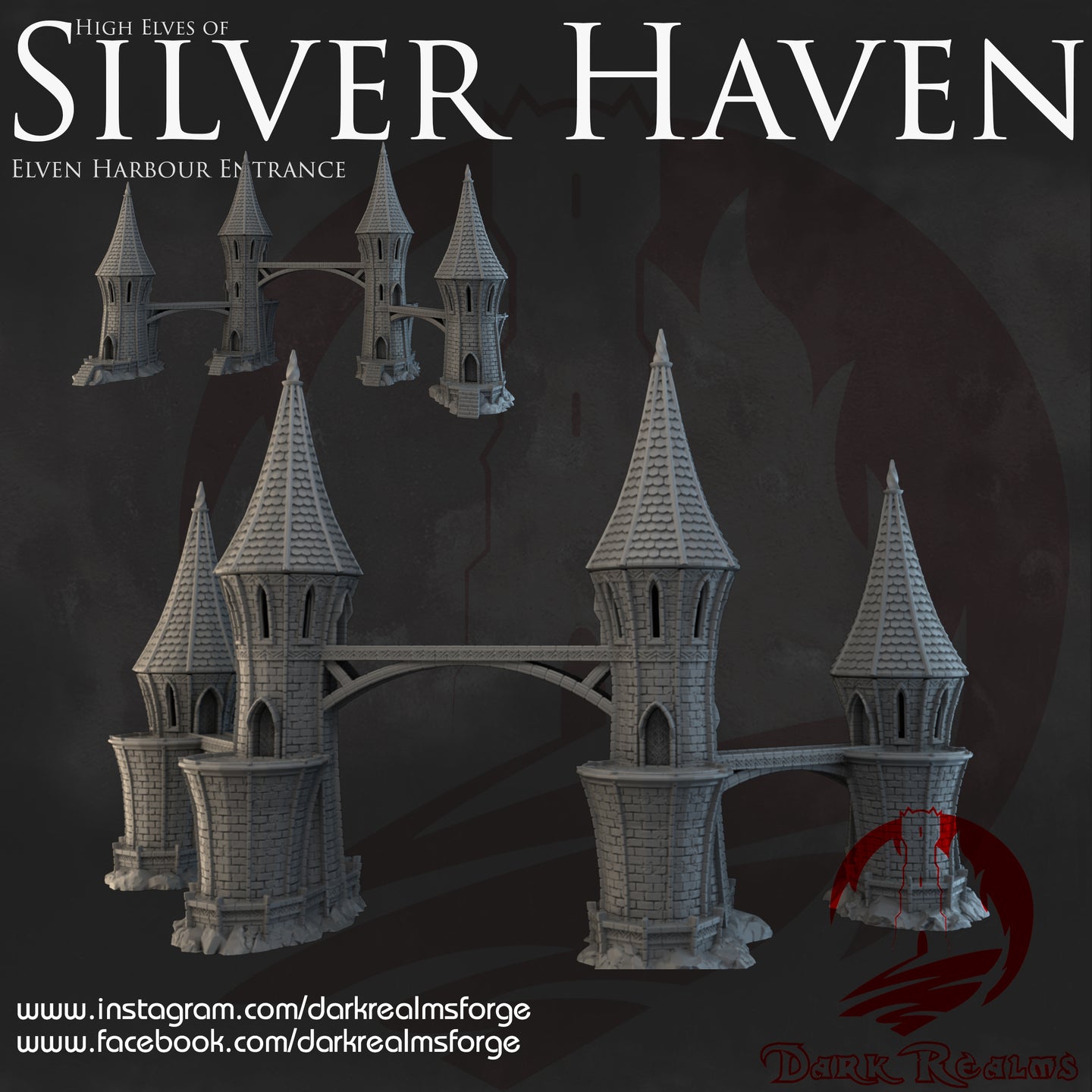 Harbour Entrance - Silver Haven - Dark Realms Terrain Wargaming D&D DnD