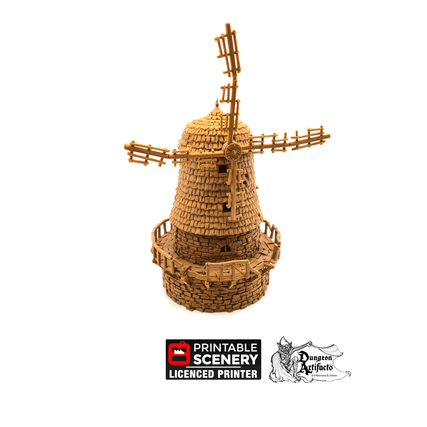 Haunted Windmill - Shadowfey Wilds 15mm 20mm 28mm 32mm 37mm Wargaming Terrain D&D DnD