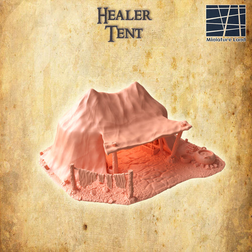 Healer Tent - Miniatureland Terrain Wargaming D&D DnD