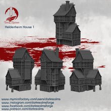 Load image into Gallery viewer, House 1 - Heldenheim - Dark Realms Terrain Wargaming D&amp;D DnD