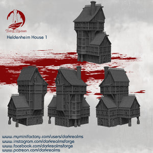 House 1 - Heldenheim - Dark Realms Terrain Wargaming D&D DnD