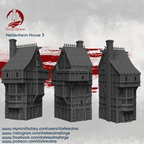 House 3 - Heldenheim - Dark Realms Terrain Wargaming D&D DnD