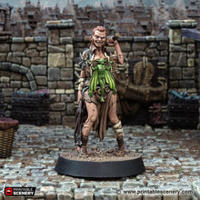 Load image into Gallery viewer, Honest Mirtha Flagellant Sister - Cities of Ramshackle and Ruin - Printable Scenery - Terrain, Wargaming, D&amp;D, DnD 28mm 32mm 40mm 54mm