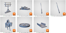 Load image into Gallery viewer, Horse and Cart - Cities of Ramshackle and Ruin - Printable Scenery Terrain Wargaming D&amp;D DnD 28mm 32mm 40mm 54mm