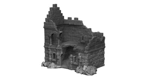 Stone City House 1 Ruins - Arkenfel - Dark Realms Terrain Wargaming D&D DnD
