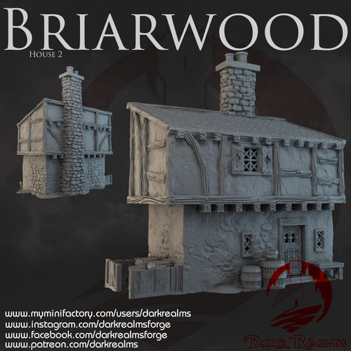 House 2 - Briarwood - Dark Realms Terrain Wargaming D&D DnD