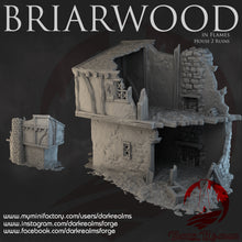 Load image into Gallery viewer, House 2 Ruins - Briarwood - Dark Realms Terrain Wargaming D&amp;D DnD