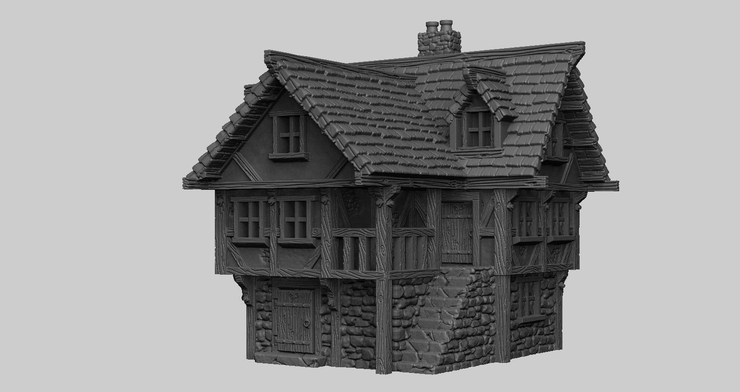 House 2 - Denizens Of Fantasy - Dark Realms Terrain Wargaming D&D DnD