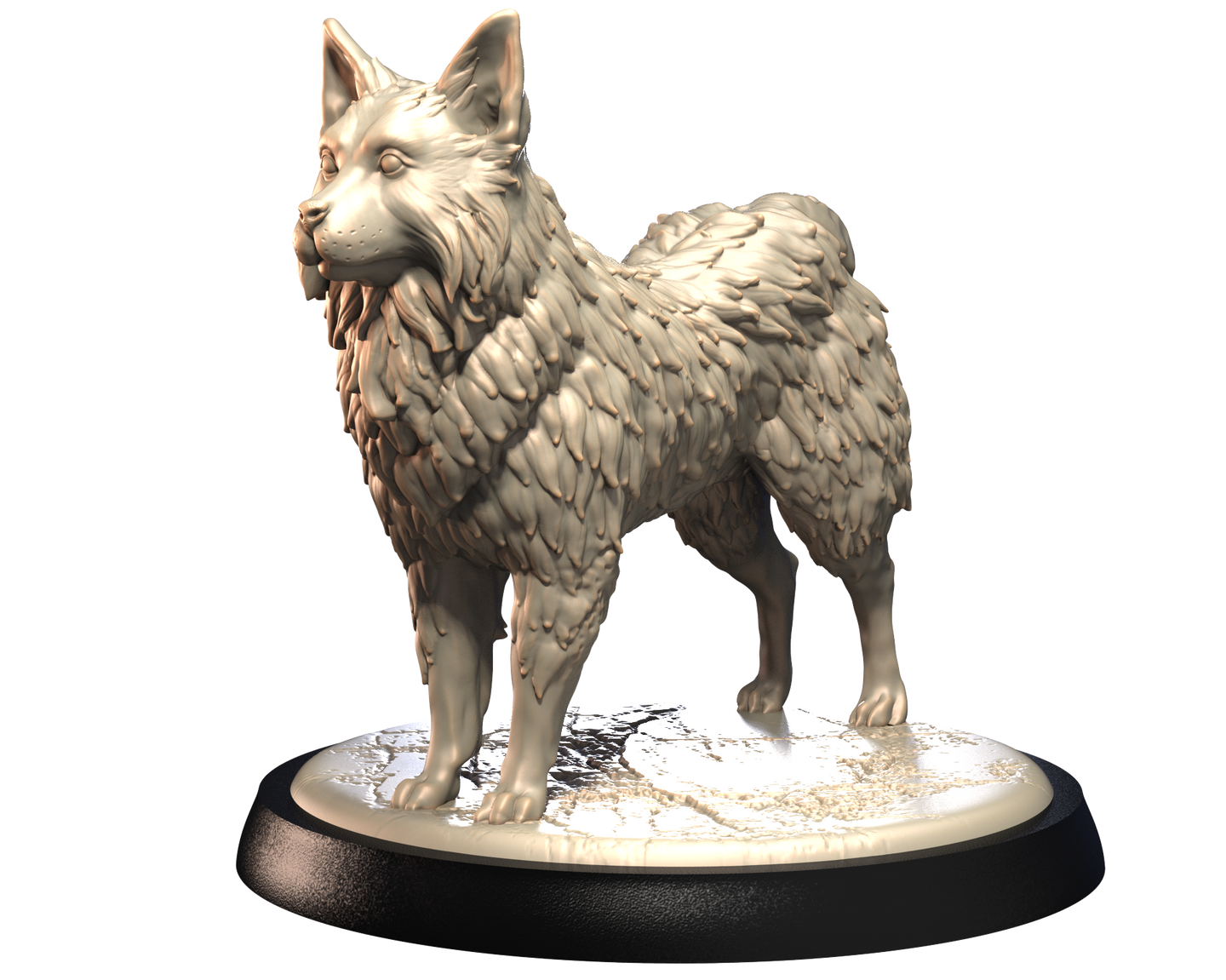 Icelandic Sheepdog - Dogs Vol 1 - 3D IP Studios - Terrain Wargaming D&D DnD 28mm 32mm 40mm 54mm 75mm 100mm 125mm