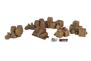 Cargo Piles - The Lost Islands 15mm 28mm 32mm Wargaming Terrain D&D, DnD