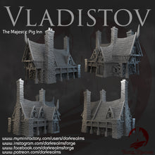 Load image into Gallery viewer, Market Town Inn (The Majestic Pig) - Vladistov - Dark Realms Terrain Wargaming D&amp;D DnD