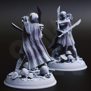 Drow Soldiers - Adventure Continues - DM Stash - Wargaming D&D DnD, 28mm, 32mm, 40mm, 54mm, 75mm, 100mm, 125mm