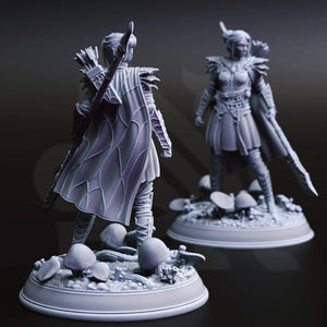 Drow Soldiers - Adventure Continues - DM Stash - Wargaming D&D DnD, 28mm, 32mm, 40mm, 54mm, 75mm, 100mm, 125mm
