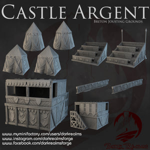 Jousting Grounds - Castle Argent - Dark Realms Terrain Wargaming D&D DnD