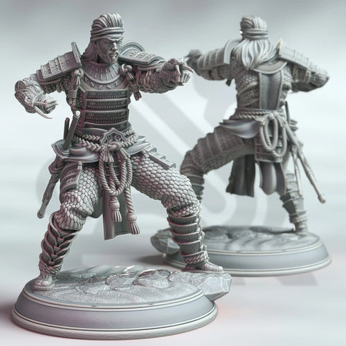 Kazuhira Orochi Peaceful Serpent - Adventure Continues - DM Stash - Wargaming D&D DnD, 28mm, 32mm, 40mm, 54mm, 75mm, 100mm, 125mm