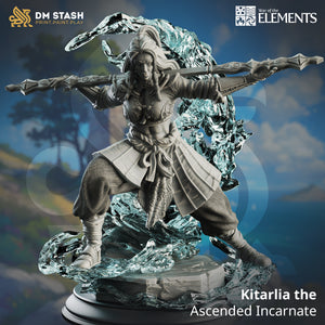 Kitarlia the Ascended Incarnate - War of the Elements - DM Stash - Terrain Wargaming D&D DnD 32mm 40mm 54mm 75mm