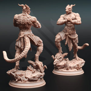 Kuthrak’va Dragonborn Pugilist - Adventure Continues - DM Stash - Wargaming D&D DnD, 28mm, 32mm, 40mm, 54mm, 75mm, 100mm, 125mm