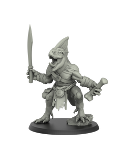 Lizardman - Fantastic Creatures Set - 3D IP Studios - Terrain Wargaming D&D DnD 32mm 40mm 54mm 75mm 100mm 125mm