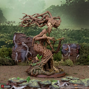The Lady Dryads - The Gloaming Swamps - Printable Scenery Wargaming D&D DnD 28mm 32mm 40mm 54mm