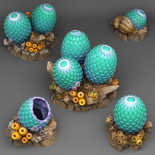 Leviathan Eggs - Print Your Monsters - Wargaming D&D DnD