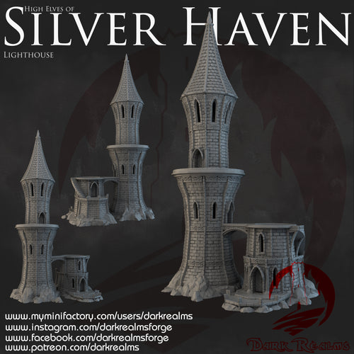 Lighthouse - Silver Haven - Dark Realms Terrain Wargaming D&D DnD
