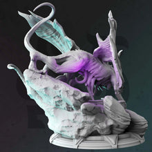 Load image into Gallery viewer, Nilth Psionic Dragon - Frozen Wastes - DM Stash - Wargaming D&amp;D DnD, 28mm, 32mm, 40mm, 54mm, 75mm, 100mm, 125mm
