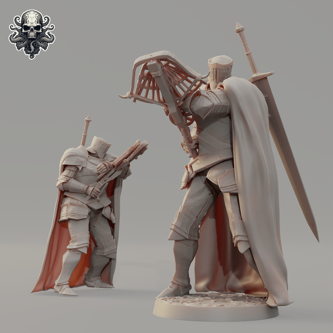 Lone Knight - Realsteone - Terrain Wargaming D&D DnD 32mm 40mm 54mm