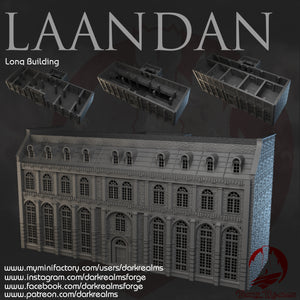 Long Building - Laandan - Dark Realms Terrain Wargaming D&D DnD