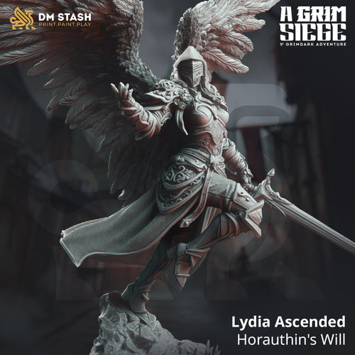 Lydia Ascended, Horauthin's Will - A Grim Siege - DM Stash - Terrain Wargaming D&D DnD 32mm 40mm 54mm 75mm