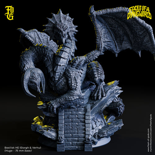 Basilisk HE (Gorgh & Verhu) - Faces of a Dying World - Flesh of Gods - Wargaming D&D DnD
