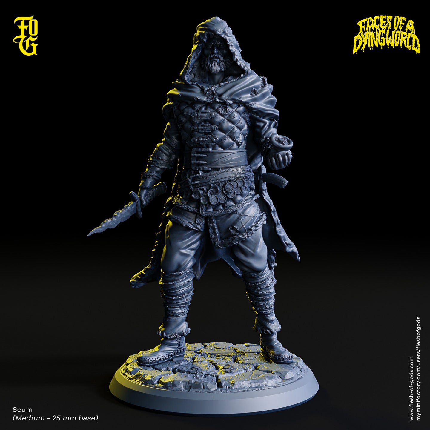 Scum - Faces of a Dying World - Flesh of Gods - Wargaming D&D DnD