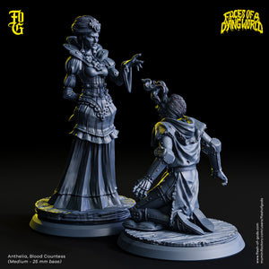 Anthelia, Blood Countess - Faces of a Dying World - Flesh of Gods - Wargaming D&D DnD