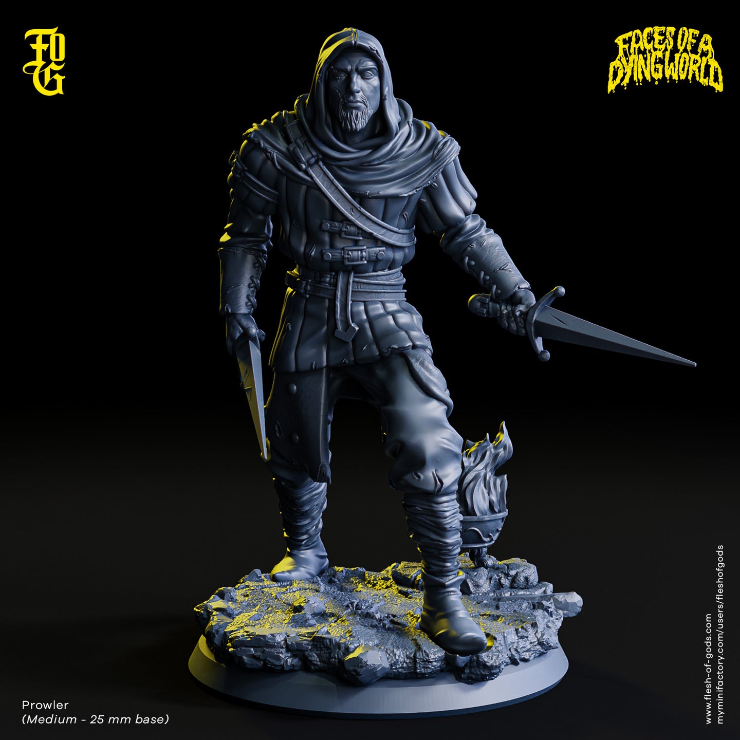 Outcast (Prowler) - Faces of a Dying World - Flesh of Gods - Wargaming D&D DnD