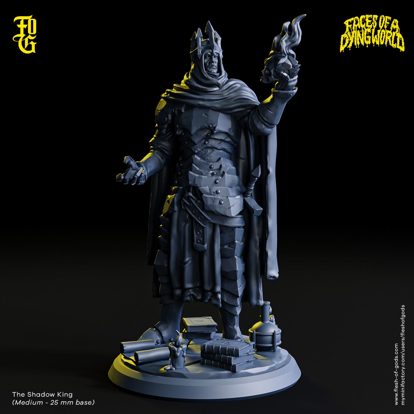 The Shadow King - Faces of a Dying World - Flesh of Gods - Wargaming D&D DnD