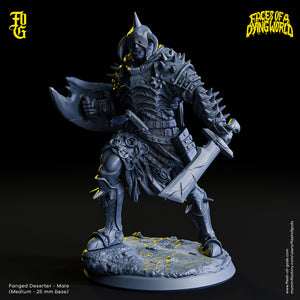 Fanged Deserter (Male) - Faces of a Dying World - Flesh of Gods - Wargaming D&D DnD