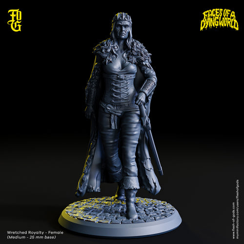 Wretched Royalty (Female) - Faces of a Dying World - Flesh of Gods - Wargaming D&D DnD