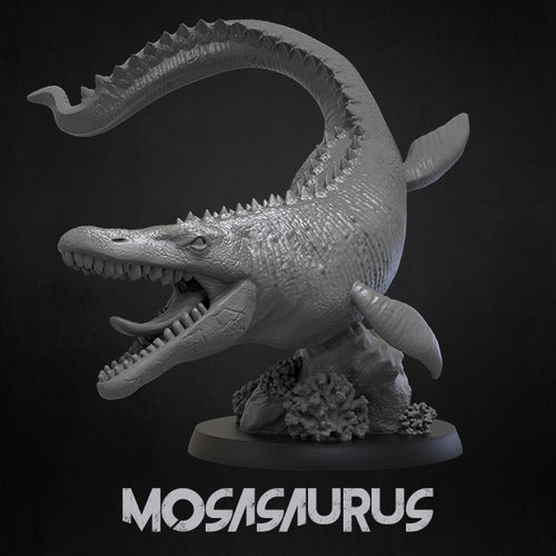 Mosasaurus - Dinosaurs Set 3 - 3D IP Studios - Terrain Wargaming D&D DnD 28mm 32mm 40mm 54mm 75mm 100mm 125mm