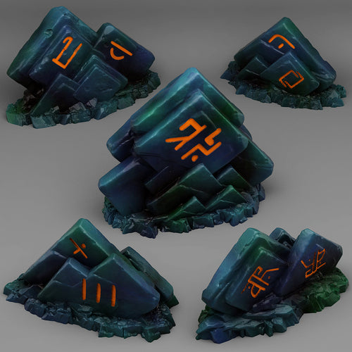 Magic Square Rocks - Print Your Monsters - Wargaming D&D DnD