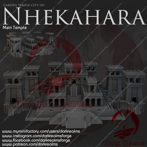Nhekahara Main Temple - Nhekahara - Dark Realms Terrain Wargaming D&D DnD