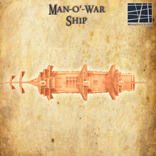 Load image into Gallery viewer, Man-O&#39;-War Ship of the Line - Miniatureland Terrain Wargaming D&amp;D DnD