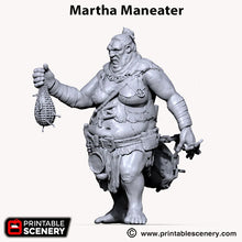 Load image into Gallery viewer, Martha Maneater Mother of Giants - Shadowfey - Printable Scenery Terrain Wargaming D&amp;D DnD 28mm 32mm 40mm 54mm