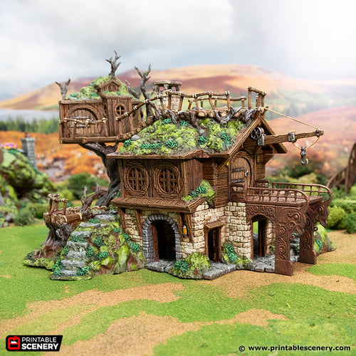 Master Builders Workshop - Rise of the Halflings - Printable Scenery - Terrain, Wargaming, D&D, DnD