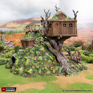 Master Builders Workshop - Rise of the Halflings - Printable Scenery - Terrain, Wargaming, D&D, DnD