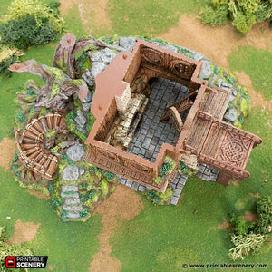 Master Builders Workshop - Rise of the Halflings - Printable Scenery - Terrain, Wargaming, D&D, DnD